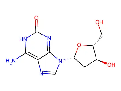 2'-Deoxyisoguanosine structure