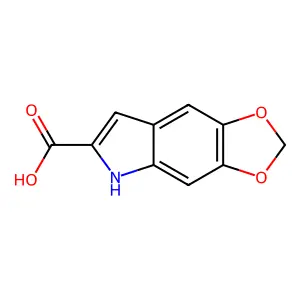 5H-[1,3]dioxolo[4,5-f]indole-6-carboxylic acid structure