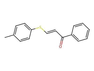 3-[(4-Methylphenyl)sulfanyl]-1-phenylprop-2-en-1-one structure