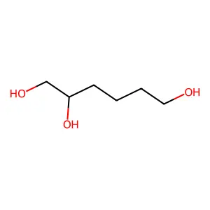 1,2,6-Hexanetriol structure
