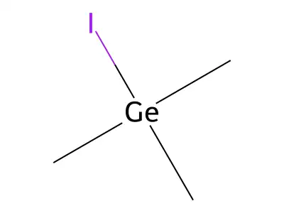 Iodotrimethylgermane structure