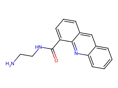 4-Acridinecarboxamide, N-(2-aminoethyl)- structure