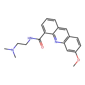 4-Acridinecarboxamide, N-(2-(dimethylamino)ethyl)-6-methoxy- structure