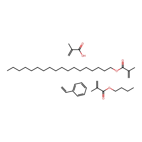 (C22-H42-O2.C8-H14-O2.C8-H8.C4-H6-O2)x- structure