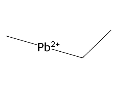 Methylethyllead structure