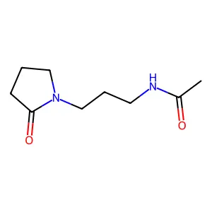 N-(3-(2-Oxo-1-pyrrolidinyl)propyl)acetamide structure