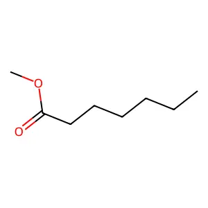 Methyl heptanoate structure