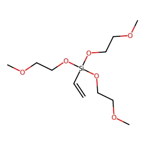 Tris(2-methoxyethoxy)vinylsilane structure
