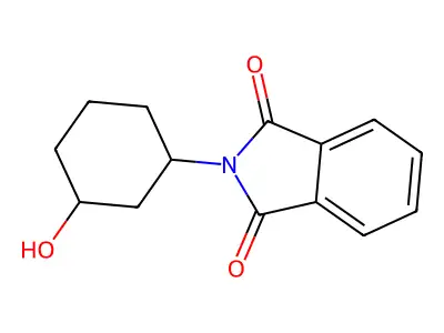 2-(3-Hydroxycyclohexyl)isoindoline-1,3-dione structure