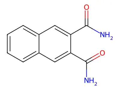 2,3-Naphthalenedicarboxamide structure