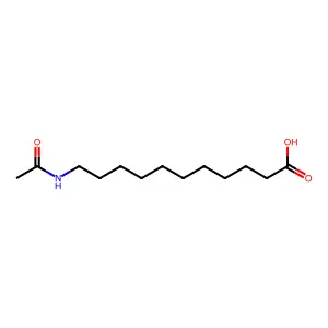 11-Acetamidoundecanoic acid structure