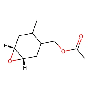 4-Methyl-7-oxabicyclo[4.1.0]heptane-3-methanol acetate structure