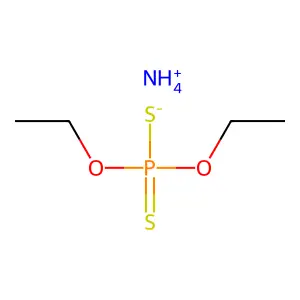 Ammonium ethyl phosphorodithioate structure