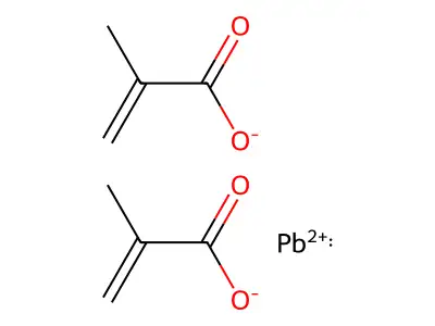 2-Propenoic acid, 2-methyl-, lead salt, basic structure