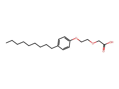2-(2-(4-Nonylphenoxy)ethoxy)acetic acid structure