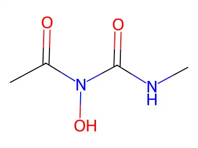 N-Acetyl-N-methylcarbamoylhydroxylamine structure