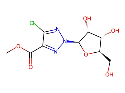 C9H12ClN3O6 structure