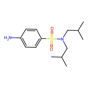 4-Amino-N,N-diisobutylbenzenesulfonamide structure