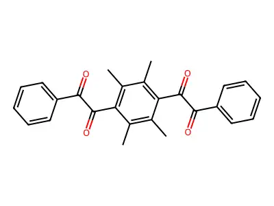 Ethanedione, 1,1'-(2,3,5,6-tetramethyl-1,4-phenylene)bis[2-phenyl- structure