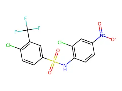 Flusulfamide structure
