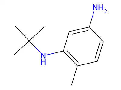 1,3-Benzenediamine, N3-(1,1-dimethylethyl)-4-methyl- structure