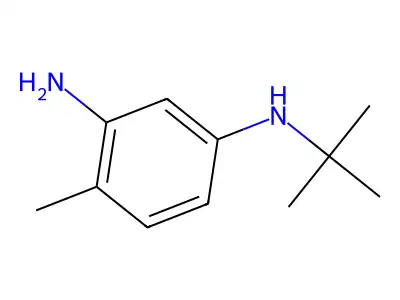 1,3-Benzenediamine, N1-(1,1-dimethylethyl)-4-methyl- structure