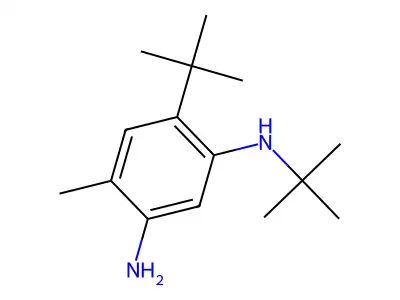 1,3-Benzenediamine, N1,6-bis(1,1-dimethylethyl)-4-methyl- structure