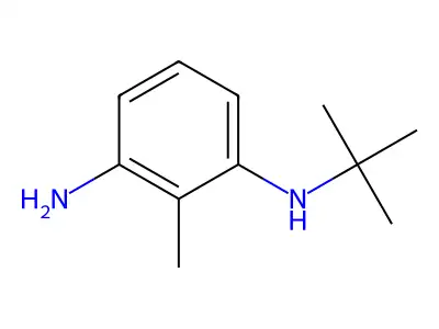 1,3-Benzenediamine, N1-(1,1-dimethylethyl)-2-methyl- structure