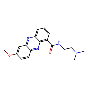 N-(2-(Dimethylamino)ethyl)-7-methoxy-1-phenazinecarboxamide structure