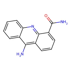 9-Aminoacridine-4-carboxamide structure