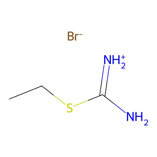 Pseudourea, 2-ethyl-2-thio-, hydrobromide structure