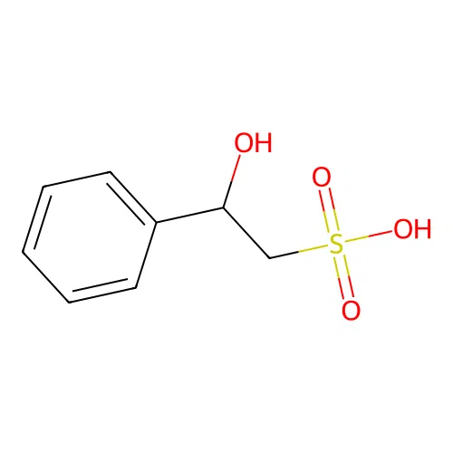 2-Hydroxy-2-phenylethanesulfonic acid structure
