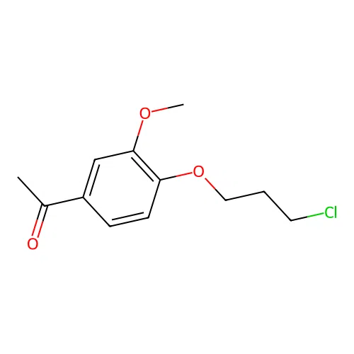 4-(3-Chloropropoxy)-3-methoxyacetophenone structure