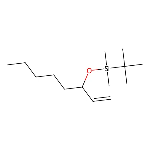 Silane, (1,1-dimethylethyl)[(1-ethenylhexyl)oxy]dimethyl- structure