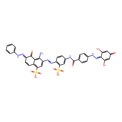 C35H26N8O11S2 structure