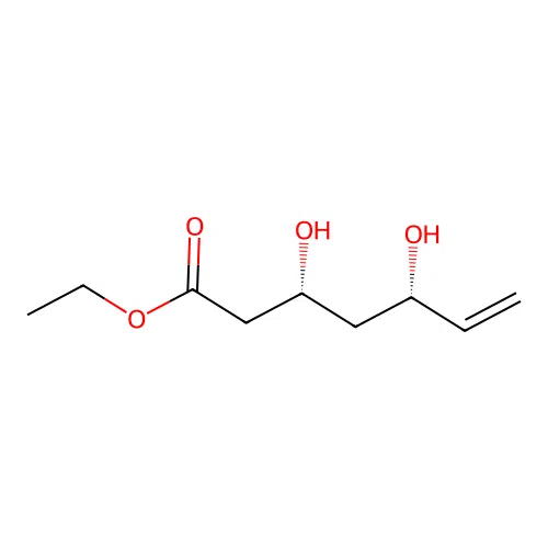 Ethyl (3R,5S)-3,5-dihydroxyhept-6-enoate structure