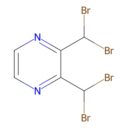 2,3-Bis-dibromomethyl-pyrazine structure
