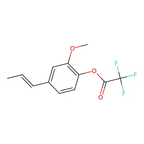 Trifluoroacetyl-isoeugenol structure