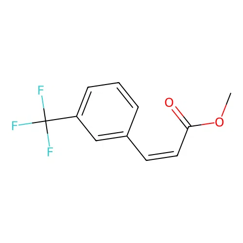 (Z)-Methyl 3-(3-(trifluoromethyl)phenyl)acrylate structure