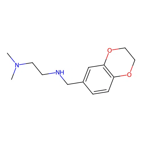 N'-(2,3-dihydro-1,4-benzodioxin-6-ylmethyl)-N,N-dimethylethane-1,2-diamine structure