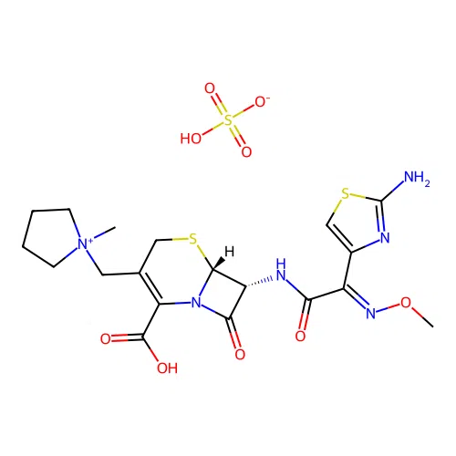 Cefepime sulfate structure