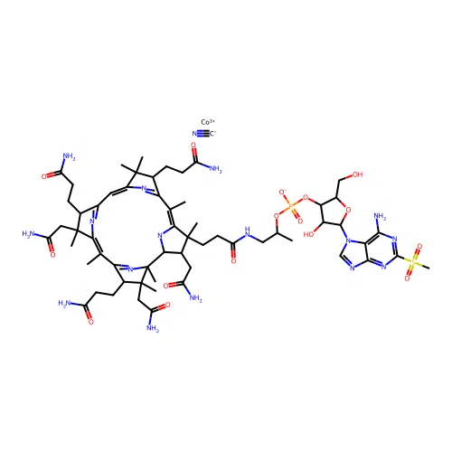 2-Methylsulfonyladenylcobamide structure