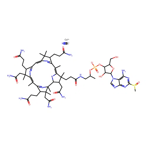 2-Methylsulfinyladenylcobamide structure