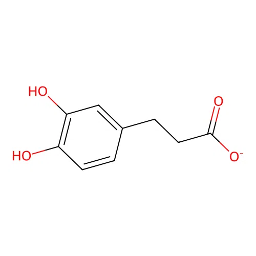 3-(3,4-Dihydroxyphenyl)propanoate structure