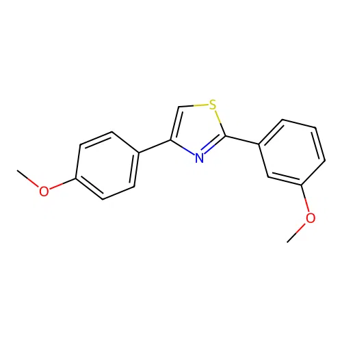 2-(3-Methoxyphenyl)-4-(4-methoxyphenyl)-1,3-thiazole structure