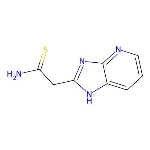2-(3H-imidazo[4,5-b]pyridin-2-yl)ethanethioamide structure
