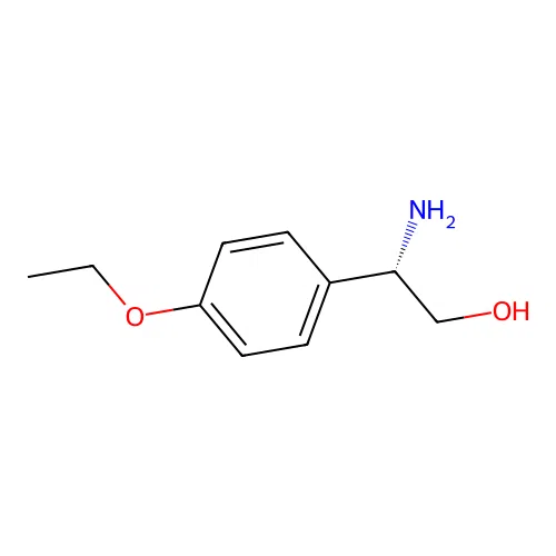 (s)-2-Amino-2-(4-ethoxyphenyl)ethan-1-ol structure