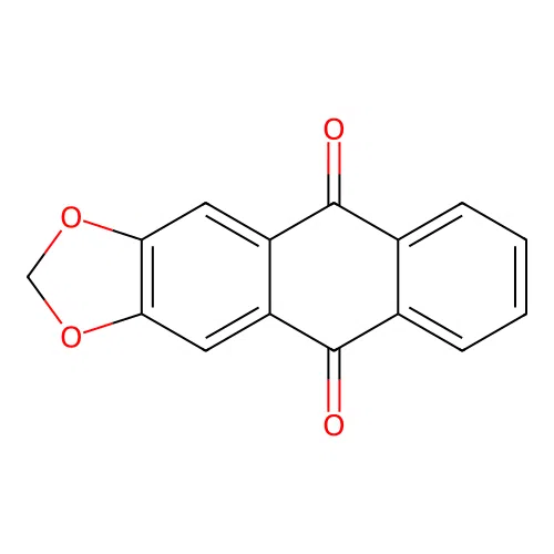 Naphtho[3,2-f][1,3]benzodioxole-5,10-dione structure