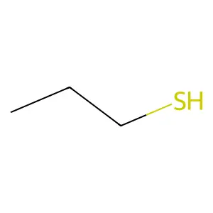 Propyl mercaptan structure
