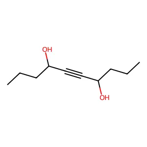 5-Decyne-4,7-diol structure